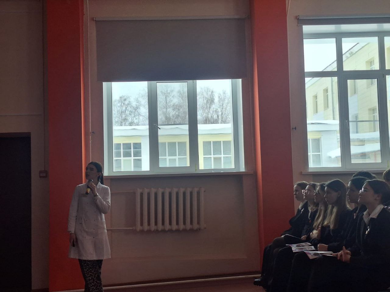 0.02.2025 под руководством начальника отдела профориентационной работы Пензенского государственного университета Фирсовой Елены Николаевны и старшего преподавателя кафедры «ЧЛХ» Костригиной Екатерины Дмитриевны студентка группы 21ЛС3 Наумчик Софья провела встречу с учащими Губернского лицея, г.Пенза.